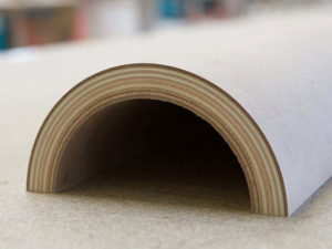 Holzhalbschale (ohne Grundierfolie)