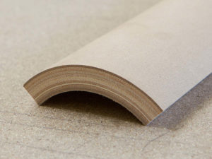 Holzviertelschale (ohne Grundierfolie)